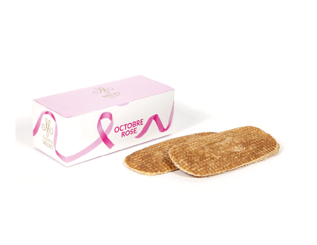 Gaufres à la vanille - Édition Octobre Rose