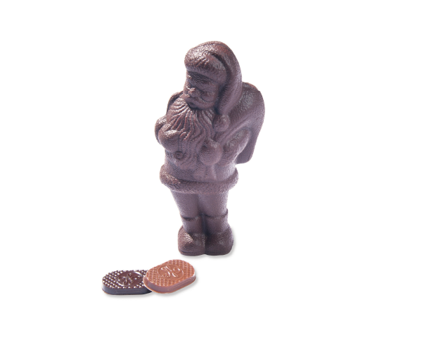Dark chocolate Santa Claus (Small model)